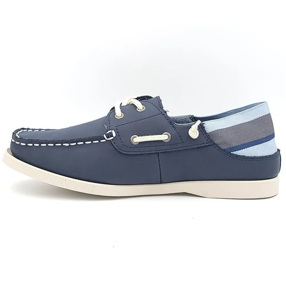 Weatherproof Vintage Men Convertible Boat Shoes Bobby US 8M Navy Blue